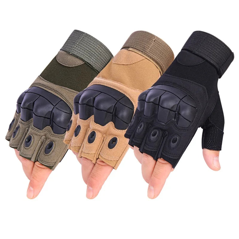 Tactical Half Finger Gloves Camouflage Men's Boxing Motorcycle Outdoor Motorcycle Riding Glove Sports protection Fitness