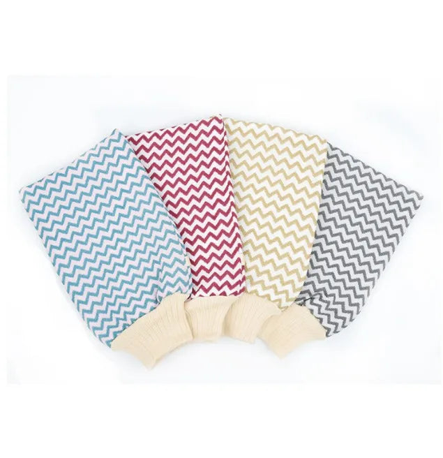 Shower Spa Exfoliator Two-sided Bath Glove Body Cleaning Scrub Mitt Rub Dead Skin Removal Bathroom Products