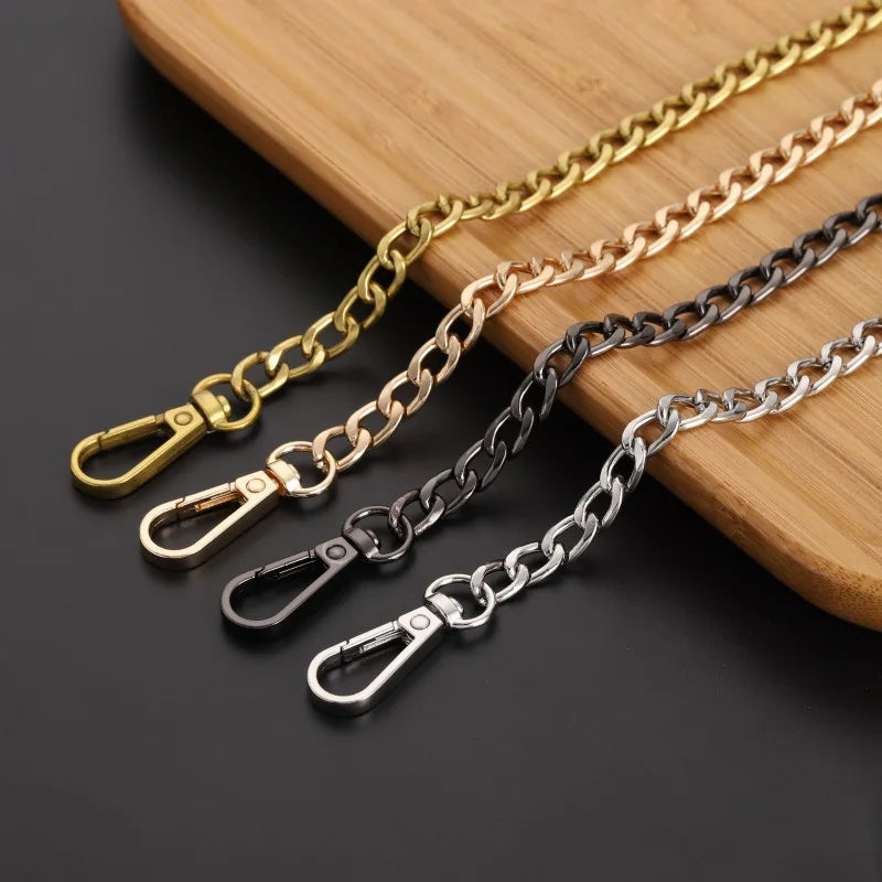 Metal Chain Replacement O Ring Bag Chain Link for Shoulder Bag Purse Handle Strap Chain Crossbody Belt Accessories Hardware 0071