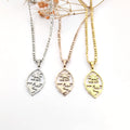 Wholesale Stainless Steel Coconut Palm Guam Pendant Necklace for Women in Silver Gold TI Jewelry