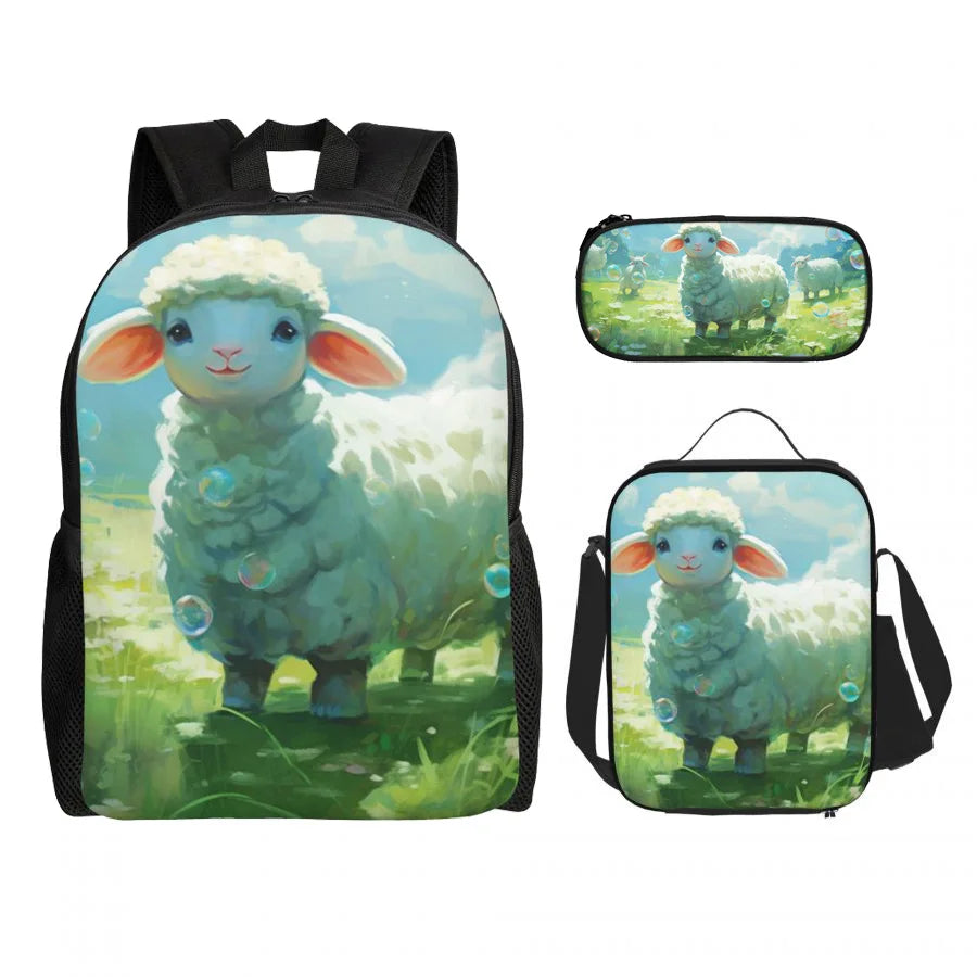 2025 Low MOQ Sublimation Casual Sports Student Backpack Laptop Backpacks for Men 3 in 1 Backpack/rucksack/ Knapsack