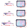 10pcs/box Latest Design Luminous Simulation Shrimp Fishing Lure Squid Needle Bait