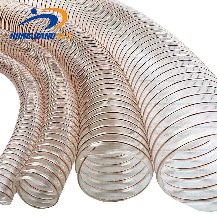 PU Ventilation Pipe 100mm 150mm 200mm Flexible PU air Duct Hose