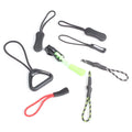 Hot Selling Custom Nylon Zip Pull Head Metal Zipper Slider High Quality Zipper Rope Puller for Outdoor Jacket Sportswear Bags