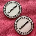 Circle logo 3D Brand PVC Rubber Badge for ClothesEco-friendly Round PVC Rubber Patch for Bags