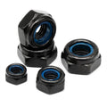 M2 M3 M4 M5 M6 M8 M10 M12 M14 M16 M18 M20 DIN985 Grade 4.8 8.8 Black Steel Nyloc Nuts Insert Nylon Locking Nuts