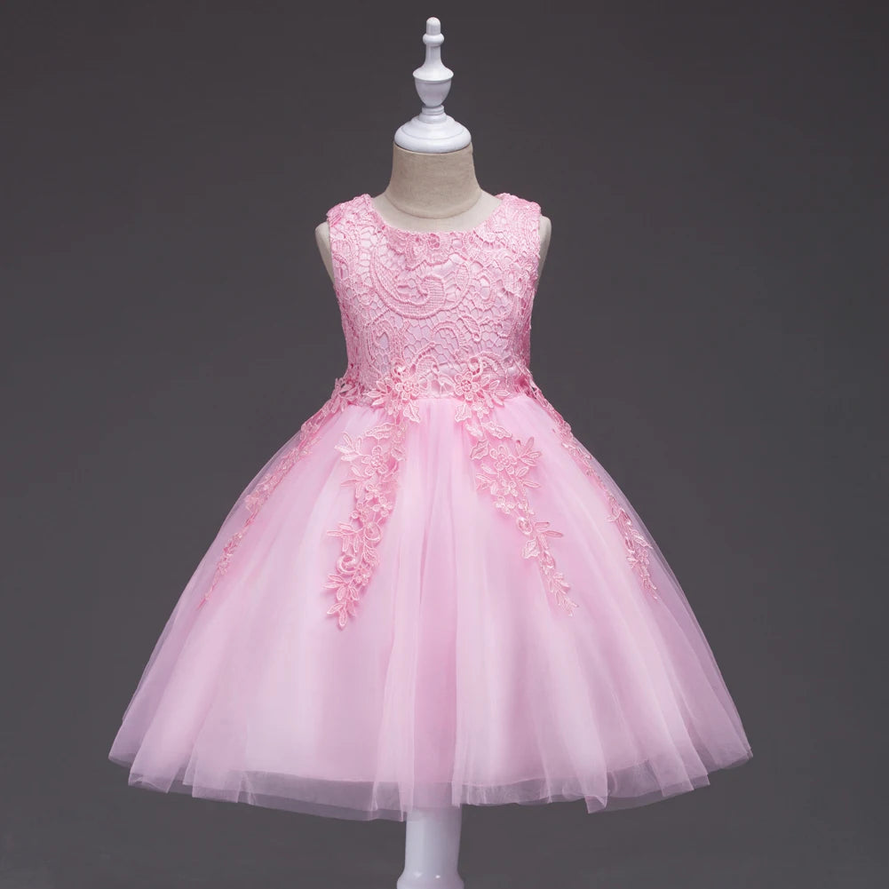 High Quality Drop Shipping Latest Children Dress Exclusive Design Girl Frock Birthday Party Ball Gown Dresses