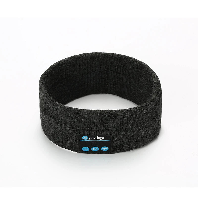 Top Seller Wireless Sleep Music Headphones with Knitted Headband Travel Music Earbuds Eye Health Supplies