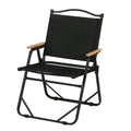 Customized Lightweight Outdoor Glamping Picnic Chair Portable Folding Steel Tube Camping Chair for Adult