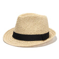 Multiple Size Short Brim Fedora Panama Hat Chapeau Sombrero De Paja Woven Paper Straw Hats