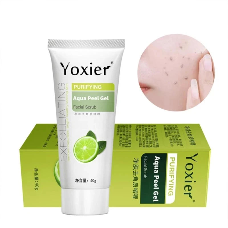Skin Care Acne Blackhead Peeling Gel Face Scrub Exfoliating Gel