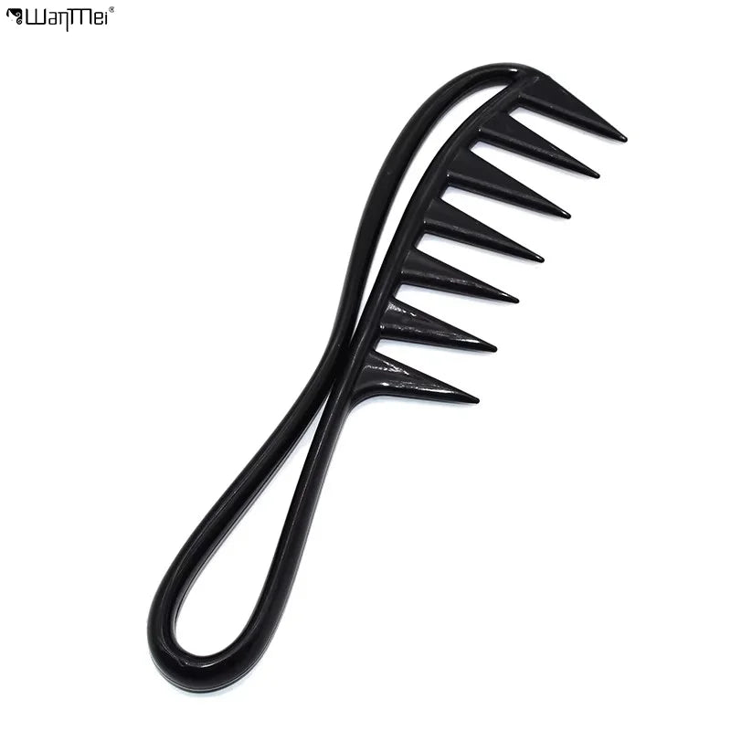 Wanmei Men's Style Wide Tooth Comb Retro Texture  Back Hair Fluffy Oil Wide Tooth Comb