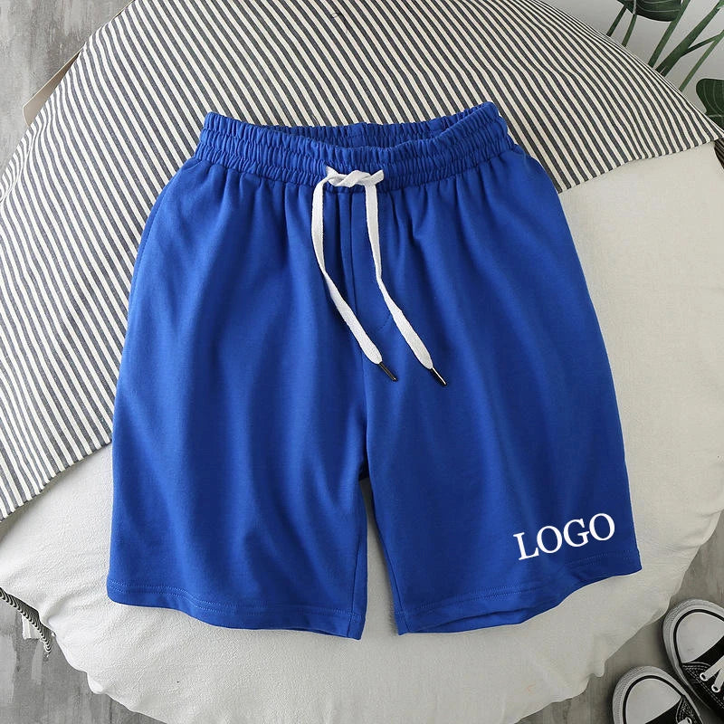 Wholesale Cheap Men's Shorts Summer Loose Sportswear Medium Pants Solid Sport Short Pants Plus Size Beach Shorts for Men