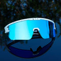 Custom Sport Sunglasses UV400 Protection Polarized Anti-Fog Lens Features Cycling Running Fishing Glasses Outdoor Safety Eyewear