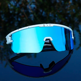 Custom Sport Sunglasses UV400 Protection Polarized Anti-Fog Lens Features Cycling Running Fishing Glasses Outdoor Safety Eyewear