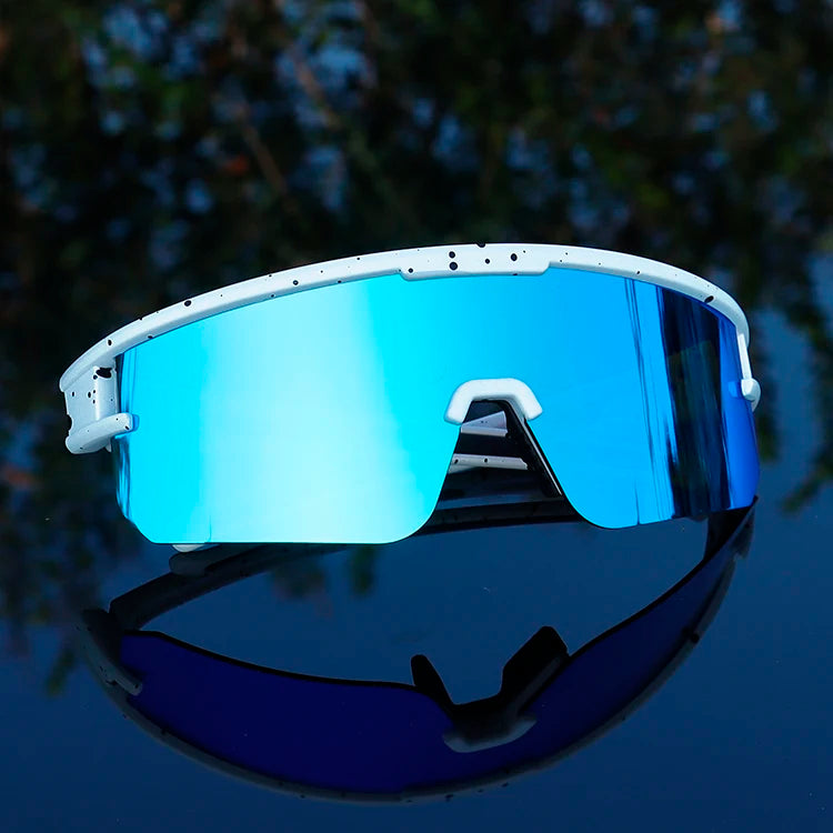 Custom Sport Sunglasses UV400 Protection Polarized Anti-Fog Lens Features Cycling Running Fishing Glasses Outdoor Safety Eyewear