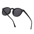 New Europe and America Classic Round Frame Sunglasses for Men and Women Green PC Material Polarized Driving Shades