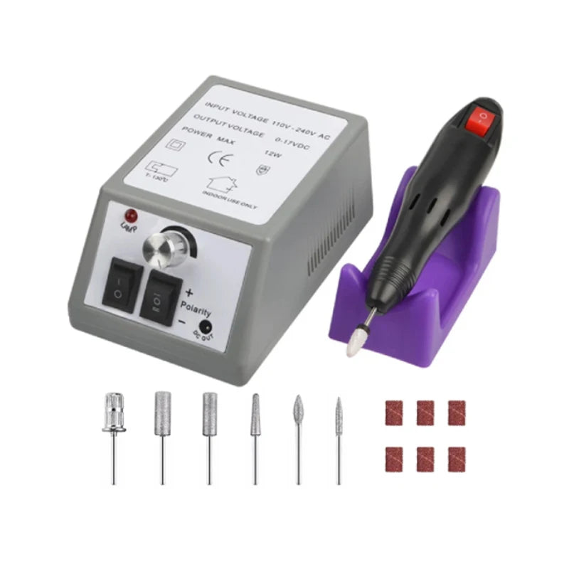 Nail Drill Machine Electric Nail Sander Milling Cutter Nail Files Drill Bits Gel Polish Remover
