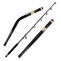 Factory 6'6" Blue Spear 80/130lbs Deep Sea Big Game Tuna Shark Fishing Trolling Rod for Boat Fishing