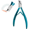 Stainless Steel 120 Degrees Sharp Pointed Tip Ingrown Nail Clipper Cutter Straight Blade Ingrown and Thick Toenail Clipper