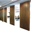Wooden Operable Soundproof Sliding Partition Conference Room Function Hall Movable Wall Partition