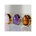 Small Urn Keepsake Amethyst Crystal Teardrop Pendant Necklace Cremation Jewelry Crystal Urn Necklace for Ashes