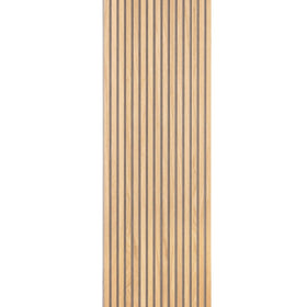 Natural Wood Veneer MDF Slat Acoustic Panels Soundproof Wood Slat Acoustic Panels Wood Slat Akupanel