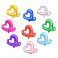 Inflatable Heart Mylar Ballons Hook Hollow Heart Shape Foil Balloon
