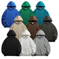 OEM Hip Hop Hoodies Blank Various Colored Cotton Hoodie Streetwear Oversized Cotton Heavyweight Men's Hoodies