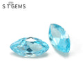 AAA Cubic Zirconia Jewelry Manufacturer Zirconia Diamond Marquis Cut Sea Blue Cubic Zirconia Price for Sale