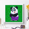 Cartoon Diamond Painting Kits For Kids Panda Crystal Diamond Painting Children Animal Painting Gift Home Decor