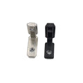 2020 Black/Silver M4 M5 T Slot L Shaped Interior Connector Joint Brackets Aluminum Profile Metal M4 M5 T Slot L Shape Bracket