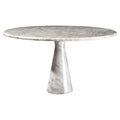 Luxury Dining Room Marble Table Top Base Dining Table for Villa Dining Table in Carrara Marble