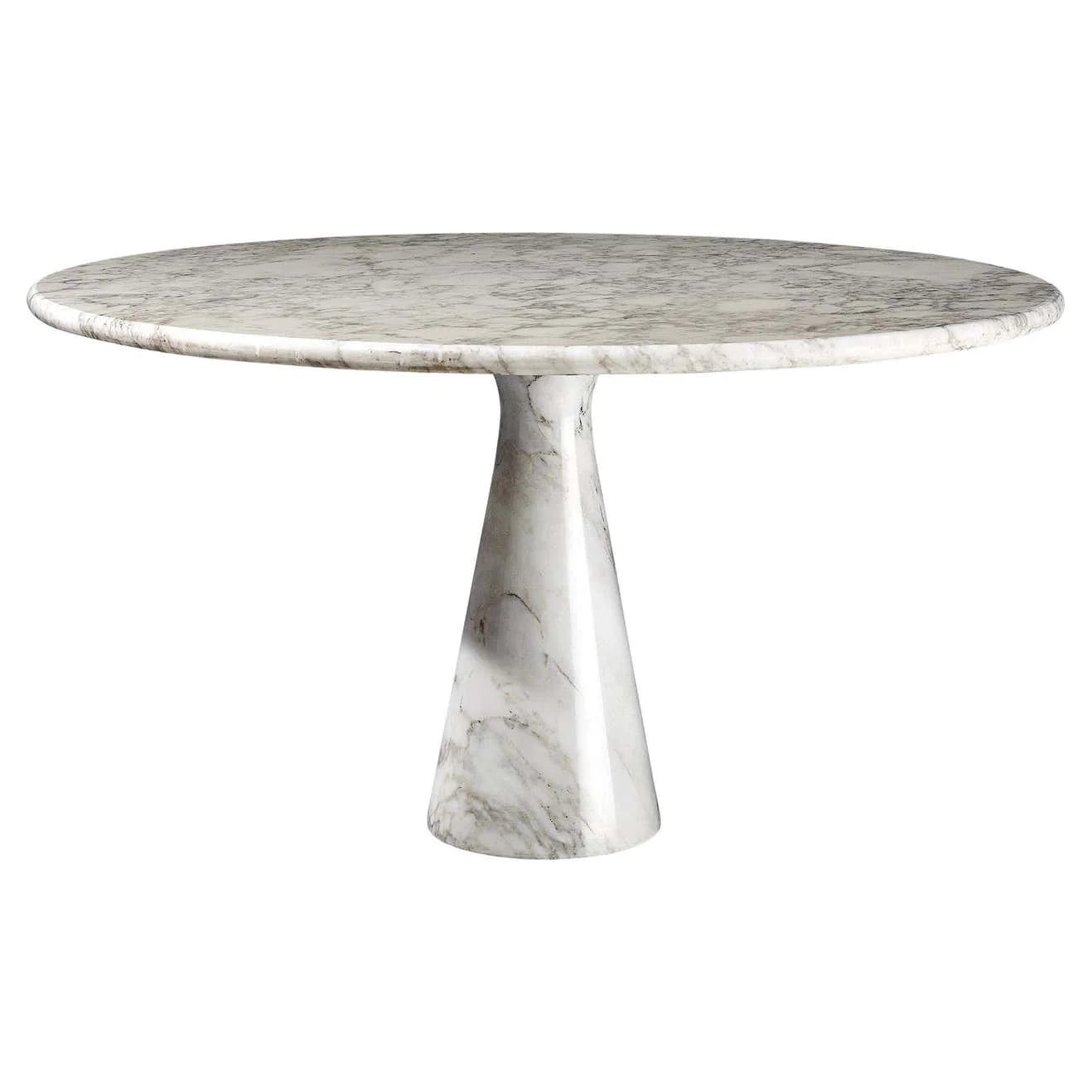 Luxury Dining Room Marble Table Top Base Dining Table for Villa Dining Table in Carrara Marble