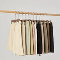 Clothing Manufacturer's Men's Casual Summer Shorts 450g 100% Cotton Breathable Beach Vintage Double Strand Drawstring