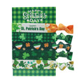 Pack of St.Patrick's Day Elastic Hair Tie Bracelet Irish Four Clover Printed Ponytail Holder Wristband for Gift Hair Accessories