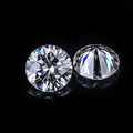 Starsgem Round Brilliant Cut DEF GH Color VVS Clarity Synthetic Stone Authorized Certificate Round Moissanite