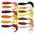 Cheap Soft Worm Small Realistic Trout Lure Soft Baits Wholesale Topline Tackle Tpr Minnow T-tail Mini Zman Soft Lure Fishing