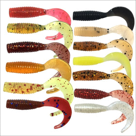 Cheap Soft Worm Small Realistic Trout Lure Soft Baits Wholesale Topline Tackle Tpr Minnow T-tail Mini Zman Soft Lure Fishing
