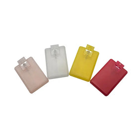 Wholesale 20ml 28ml 15ml Plastic Credit Card Type Pocket Size Perfume Mist Pump Sprayer Bottle for Infusion Use