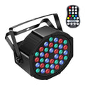 72W RGB Battery Powered Wireless Controlled LED Par Can Uplight Stage Lights