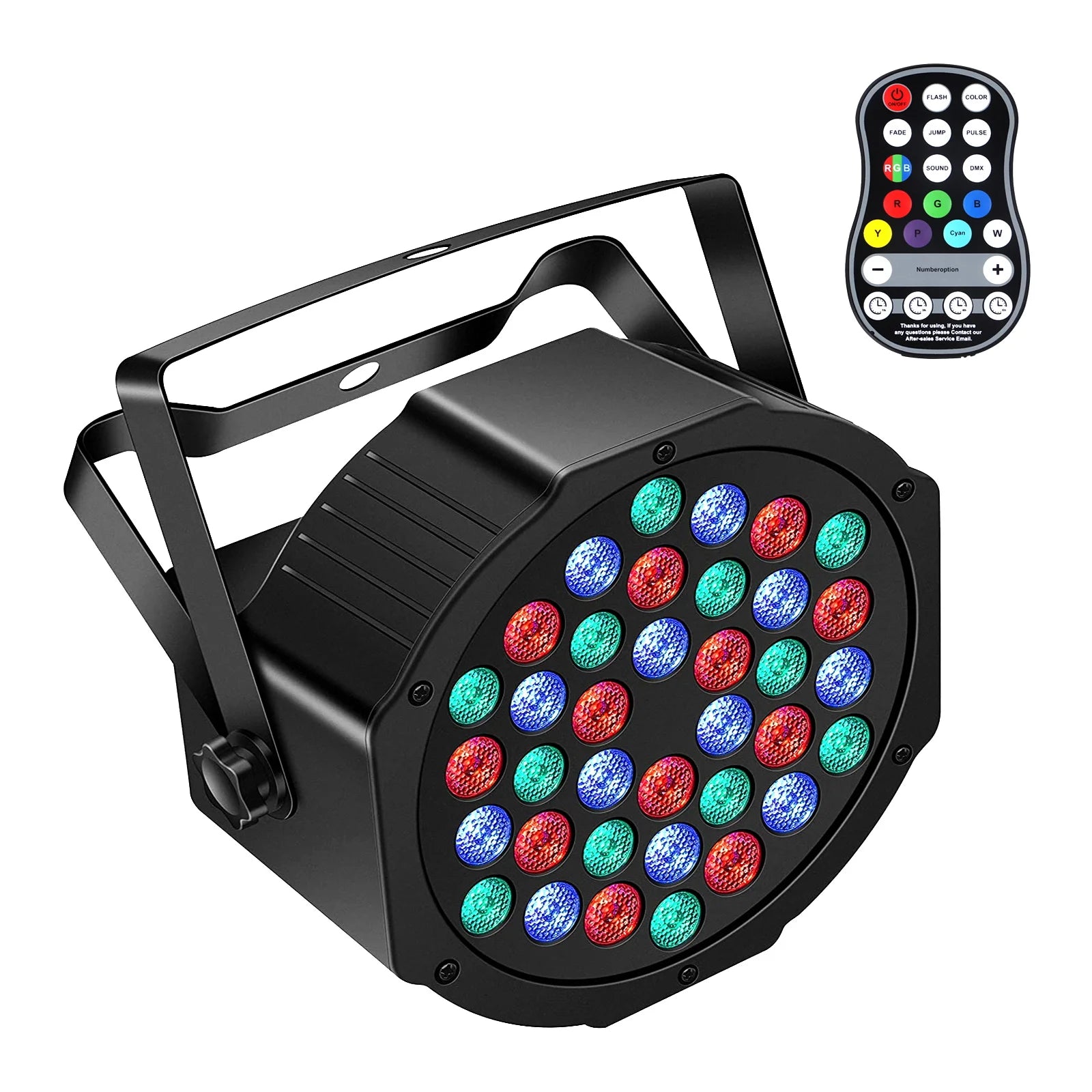 72W RGB Battery Powered Wireless Controlled LED Par Can Uplight Stage Lights
