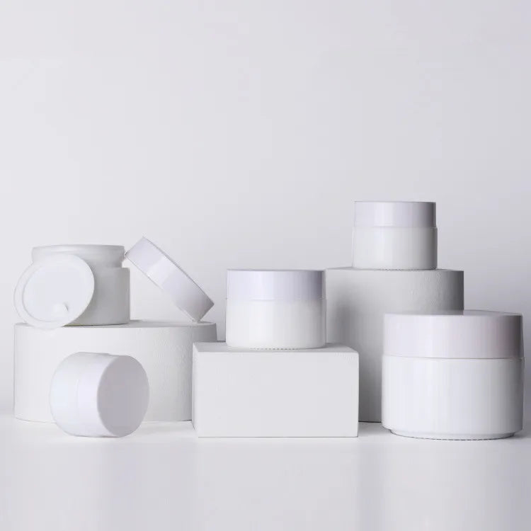 In Stock 20g 30g 50g 100g White Porcelain Cosmetics Cream Jar Bottle for Skincare/face/eye Cream