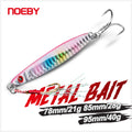 NOEBY 21g/28g/40g 3D Eyes Metal Jig Lure With Light Effect Stick Lead Jigging Bass Lure With Stream-Lined for Saltwater