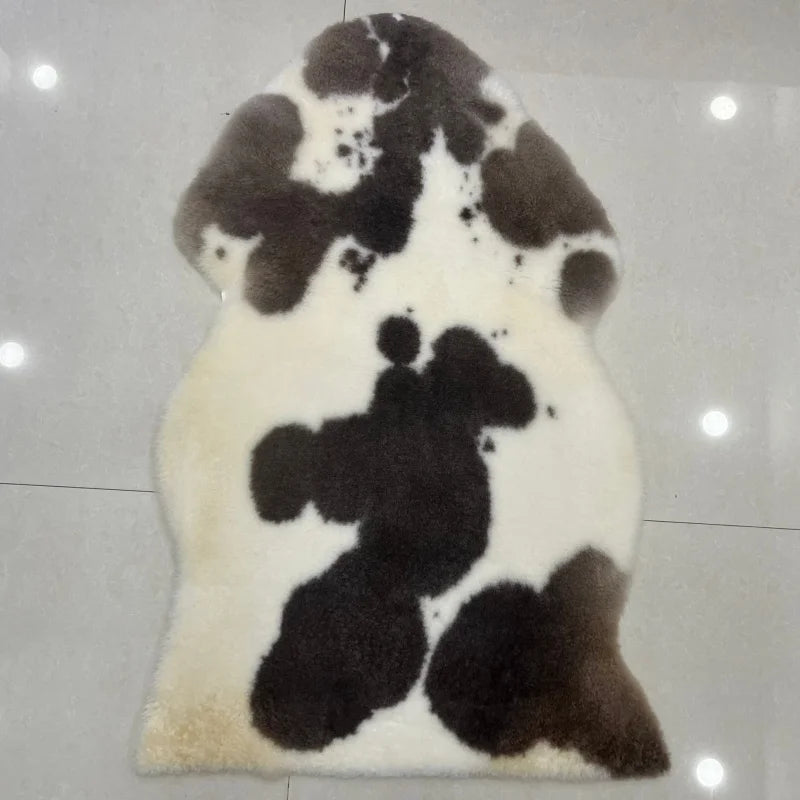 Whole Sale Factory Price Promotion Floor Real Sheepskin Carpet Real Fur Rug Short Hair Natural Color Sheepskin Rugs for Home