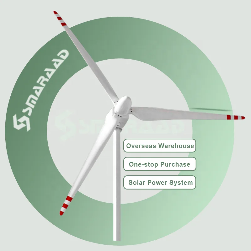 Smaraad 3KW 5KW 10KW 15KW 20KW 30KW Turbina Eolica Wind Turbine Generator Windmills System Horizontal Wind Turbine