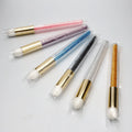 Crystal Handle With Diamond Make up Clean Brushes Lash Extension Shampoo Cleaner Cleaning Brushes Pink White Blue Nose Brush