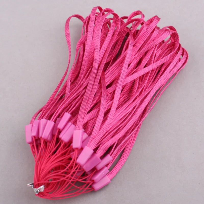 Cheap Lanyards Bulk Keychain Wristlet Strap Blank Fabric Short Wrist Nylon Key Chain Motorcycle Lanyard