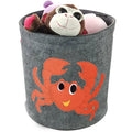 Customization Wholesale Embroidery Felt Storage Basket Large Capacity Kids & Teen Storage Nursery Home School