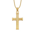 Custom Cheap Good Price Christian Necklace Jewelry Gold Pendant Necklace Men Gold Cross